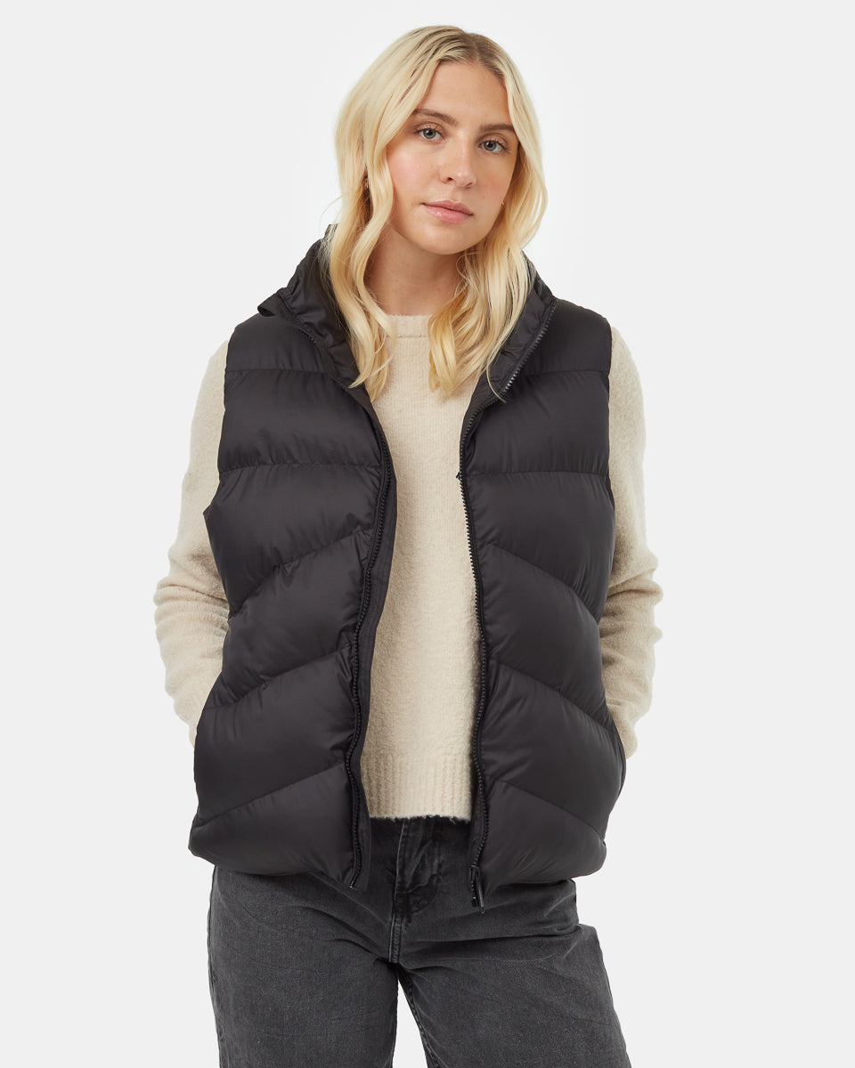 Cloud Shell Puffer Vest | Recycled Materials