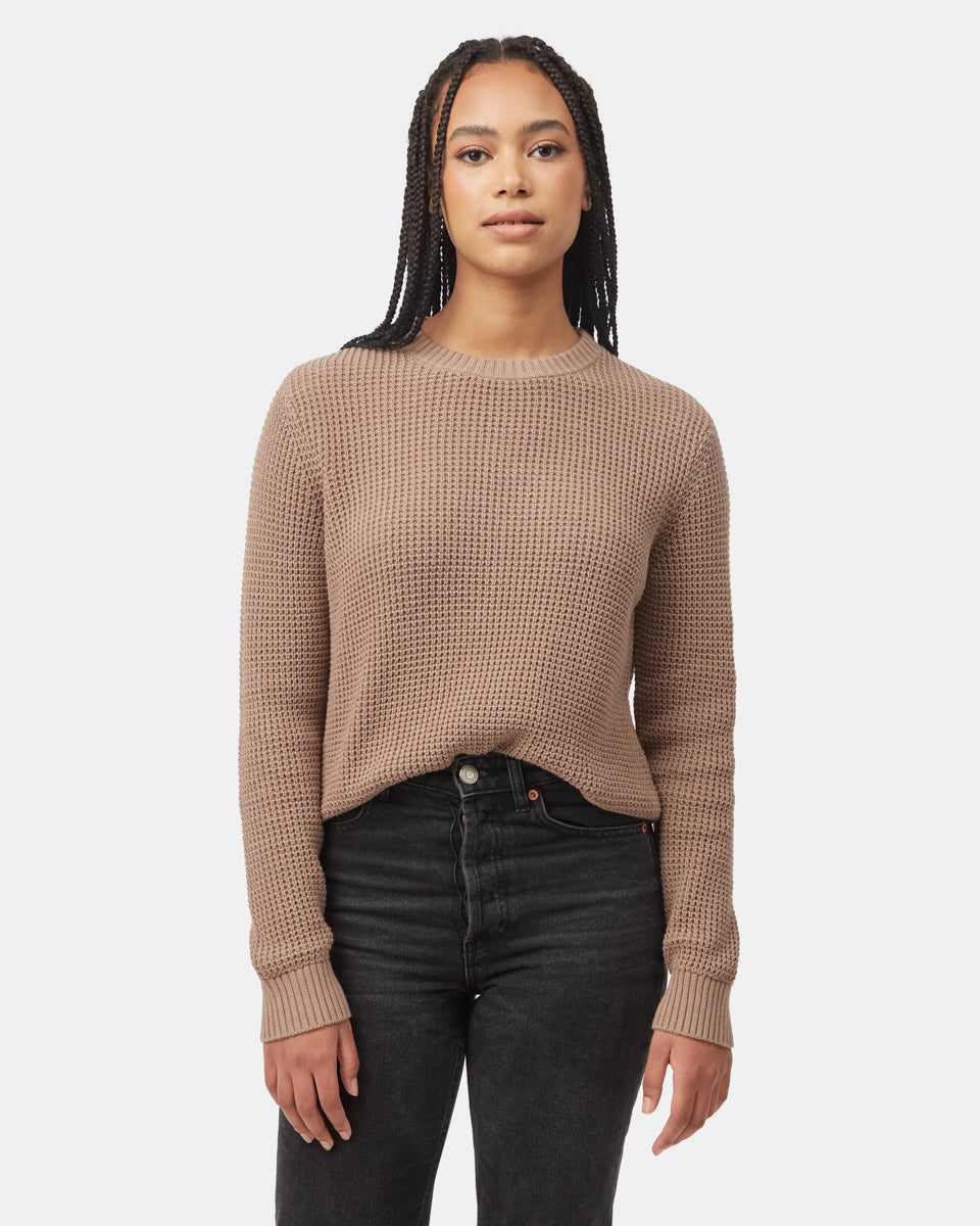 Highline Cotton Crew Sweater | Recycled Materials