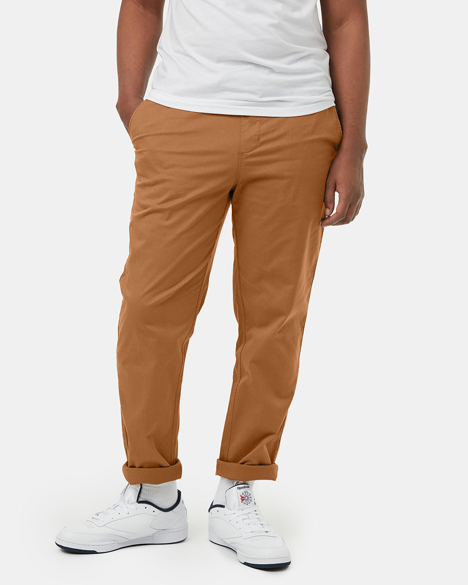 Stretch Twill Straight Pull On Pant | Recycled Materials