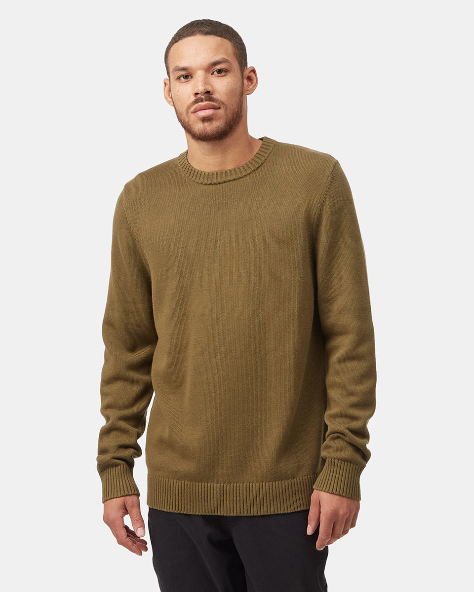 Mens Highline Cotton Crew Sweater | Organic Cotton