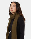 Unisex Cotton Ribbed Scarf