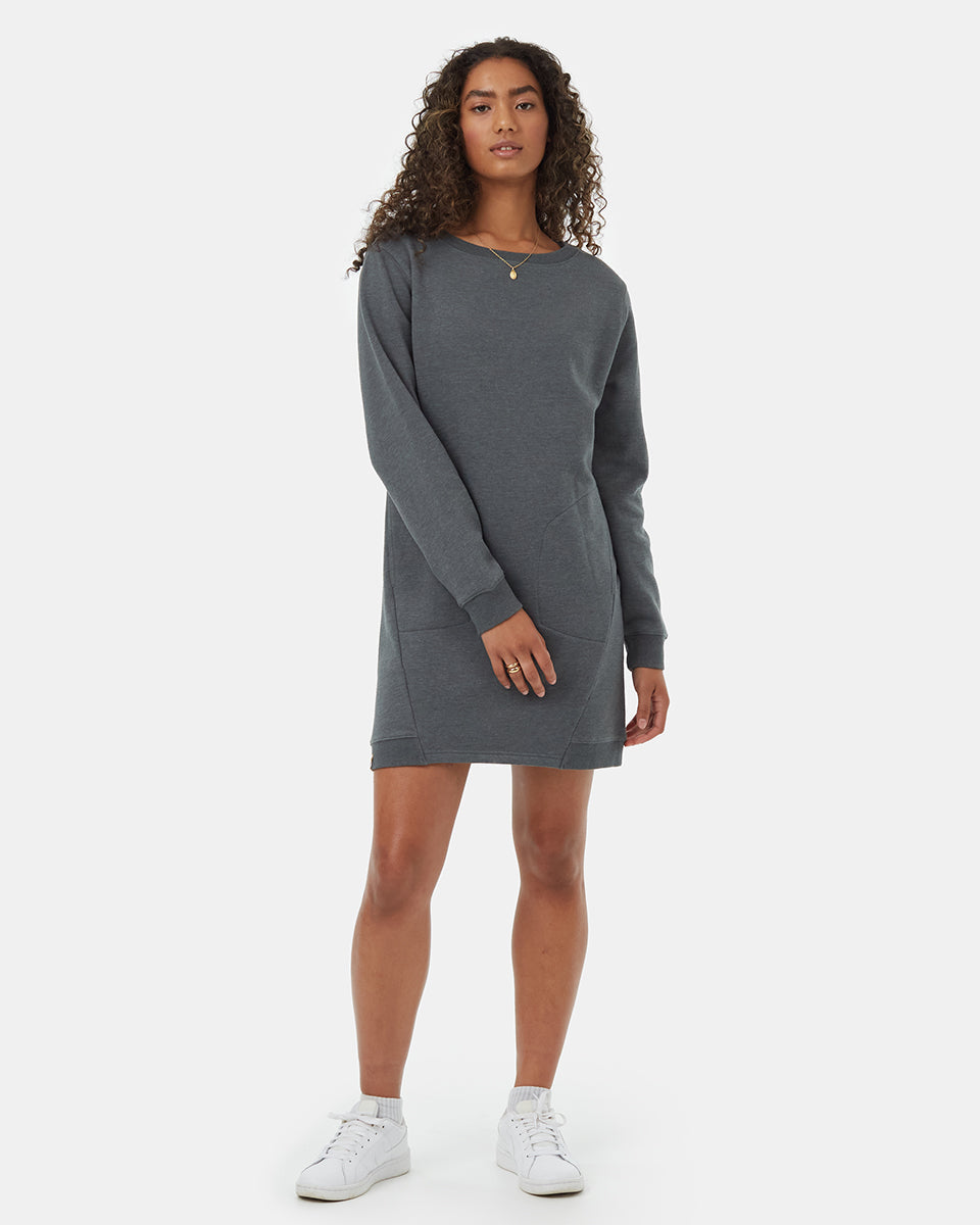 Fleece Crew Dress | Recycled Materials