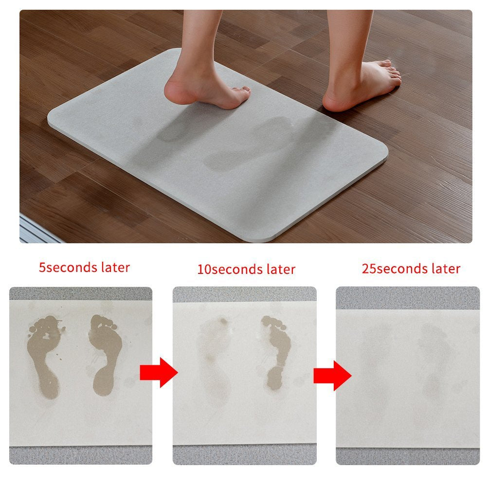 Quick Dry Bath Mat, Japanese Design 