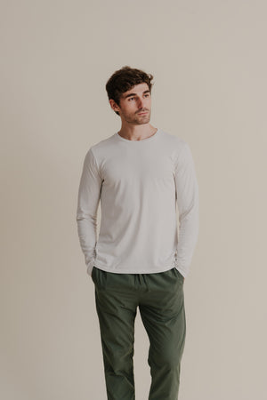 L/S Recycled Baseball Tee – Save Khaki United