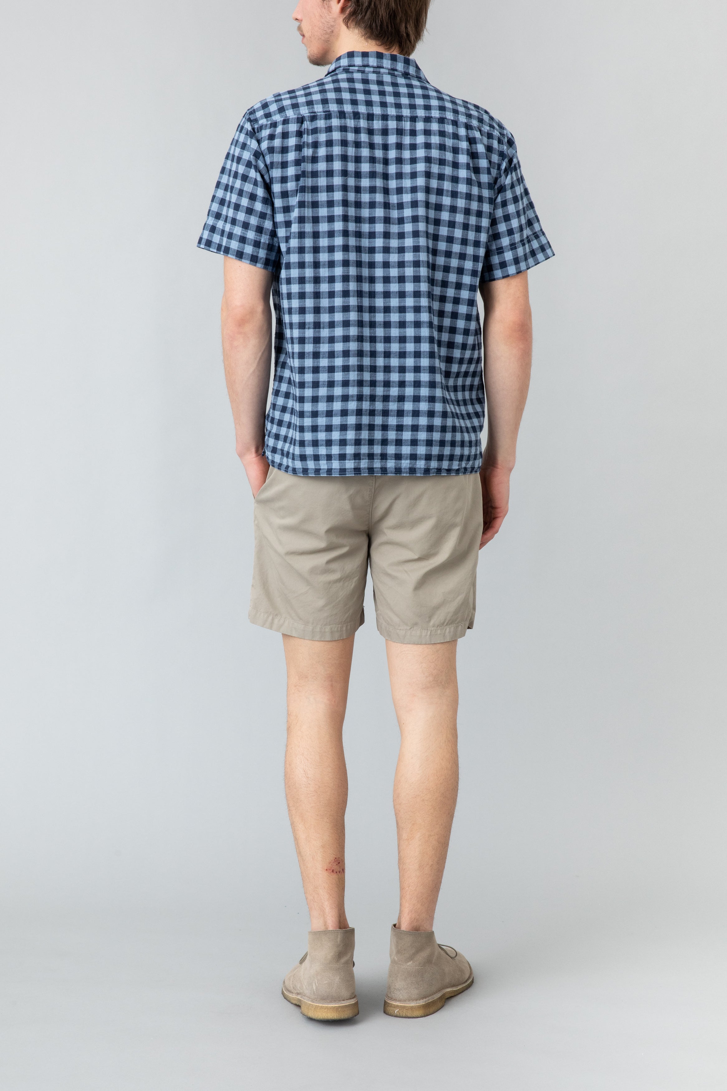 Gingham Vacation Shirt Storm Gingham