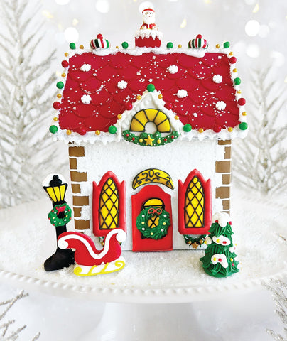 Neiman Marcus Merry Lux Designer Gingerbread House Kit by Bakery Bling