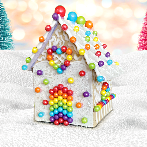 Rainbow Mini Gingerbread House Kit by Bakery Bling