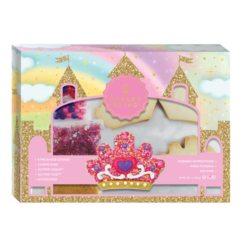 Princess Party Sugar Cookies: Bakery Bling Tiara Designer Cookie Decorating Kit