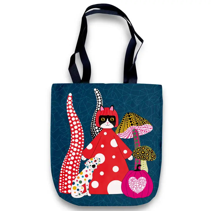 Yayoi Kusama Cat Tote Bag