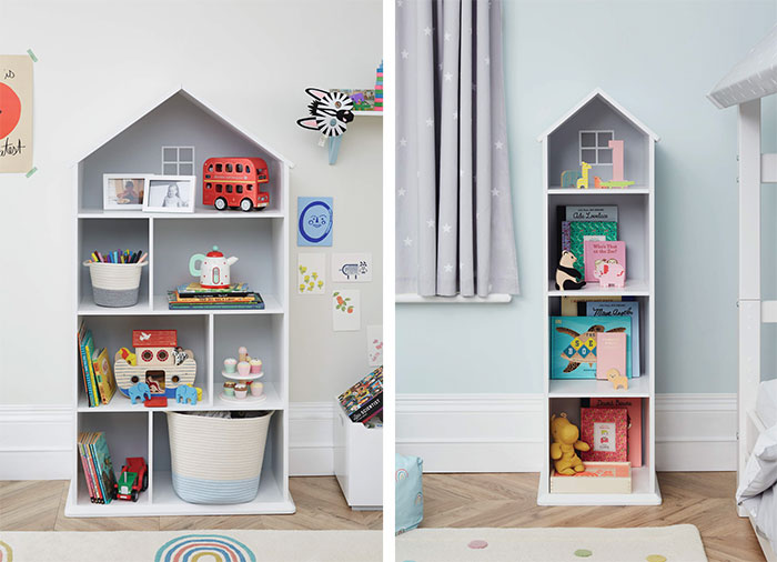 Transform our Townhouse Bookcase into a beautiful dolls' house