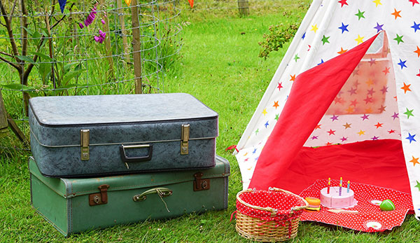 PACK YOUR SUITCASE FOR A GARDEN STAYCATION