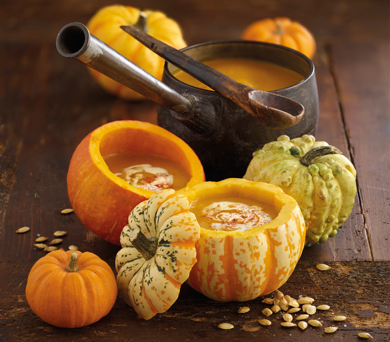 Halloween pumpkin soup