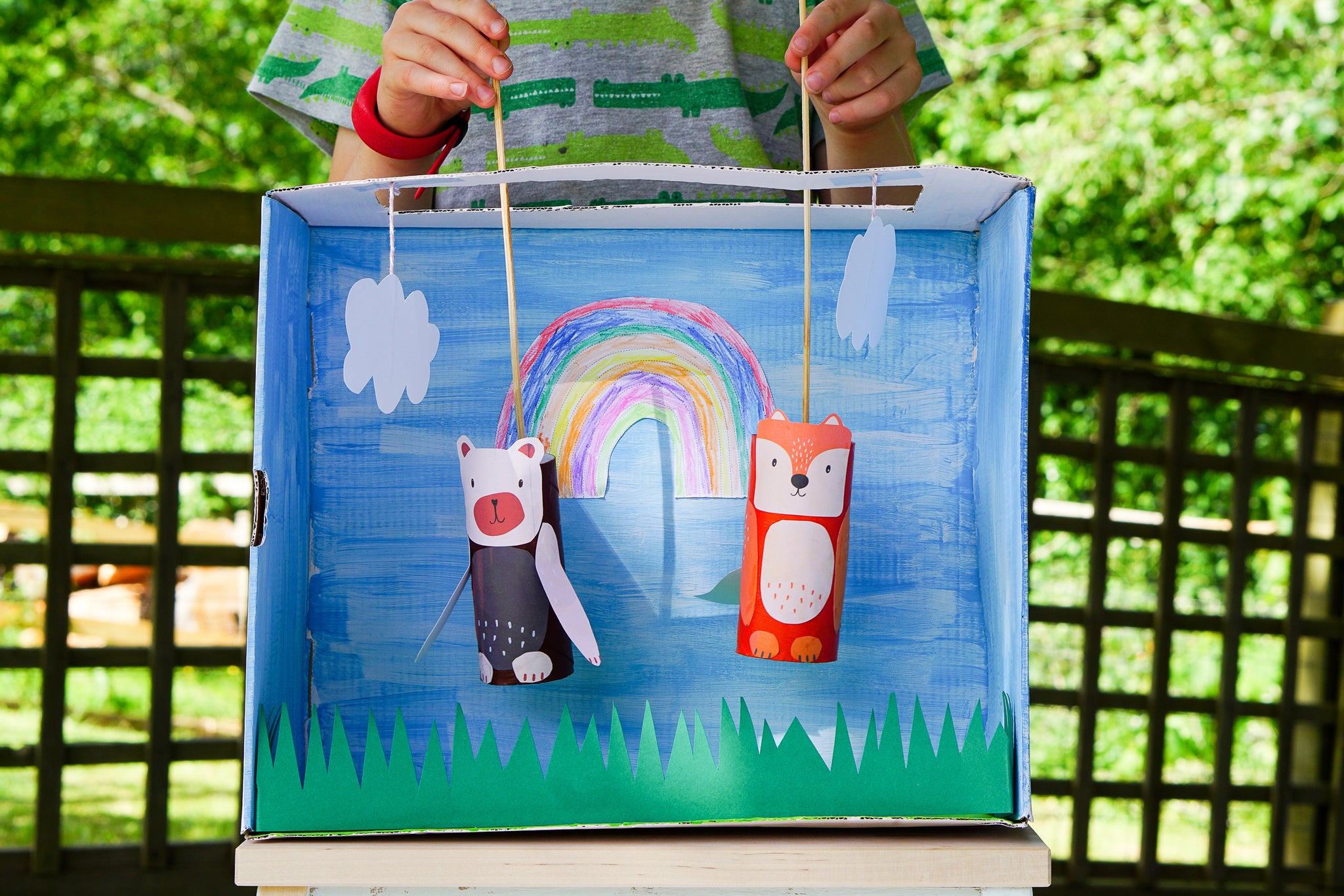 How to Make a DIY Puppet Theater for Kids - S&S Blog