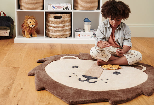 Safari Lion Rug for Children