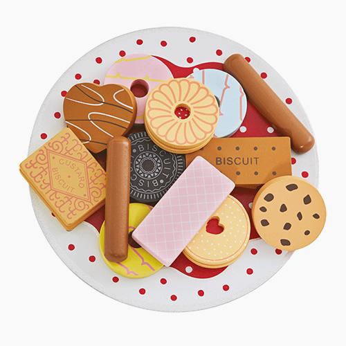 wooden biscuit set