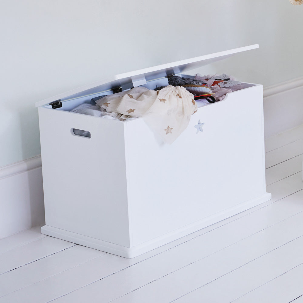 black and white toy storage