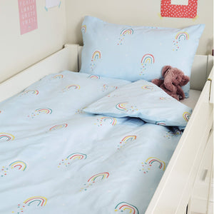 rainbow cot bed bedding