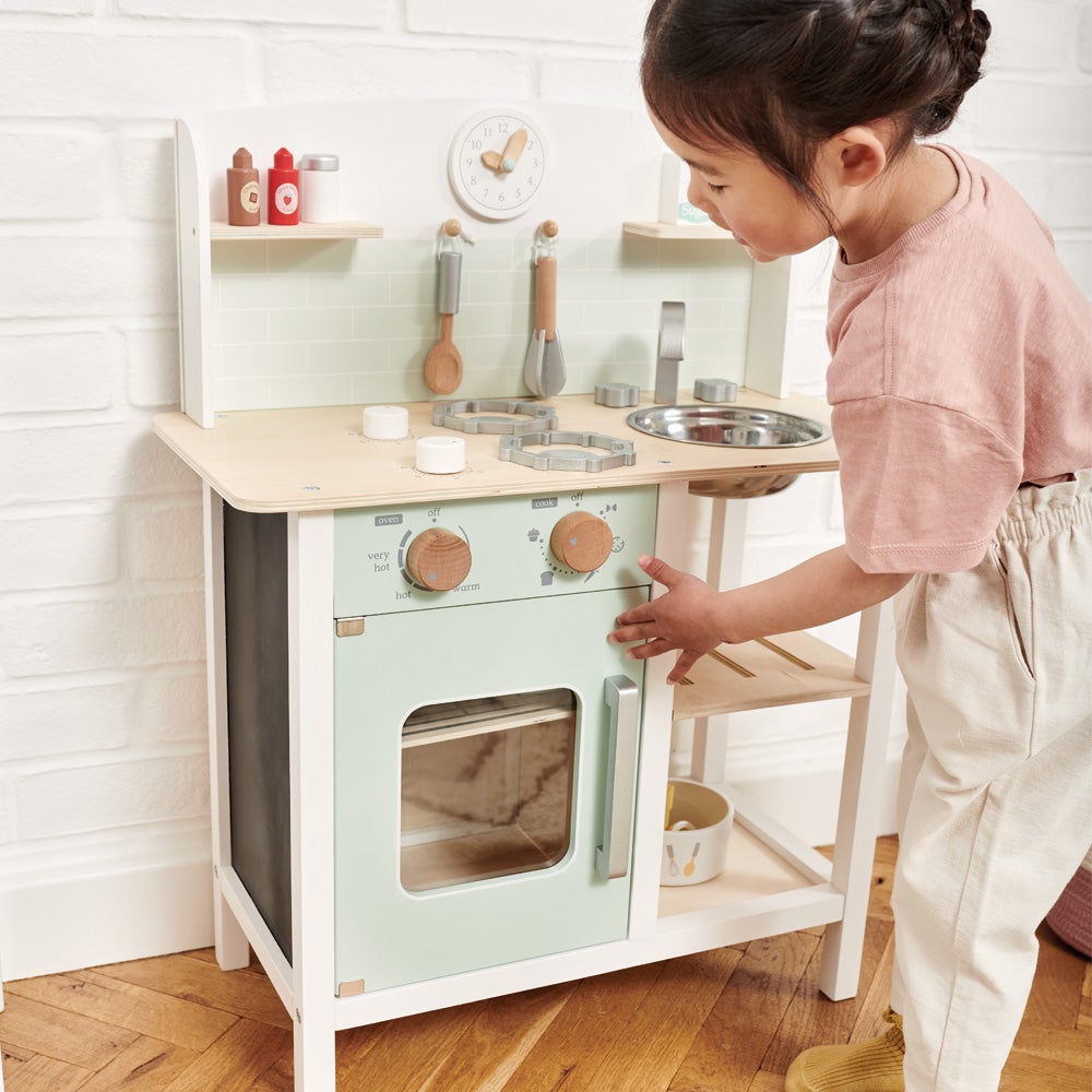 wooden activity kitchen