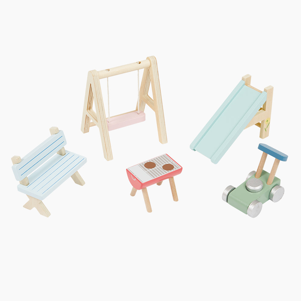 Wooden Doll Accessories & Feeding Set - Great Little Trading Co.