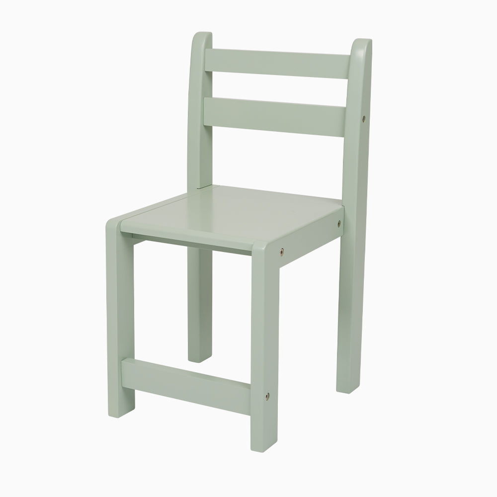 wooden childs chair with arms