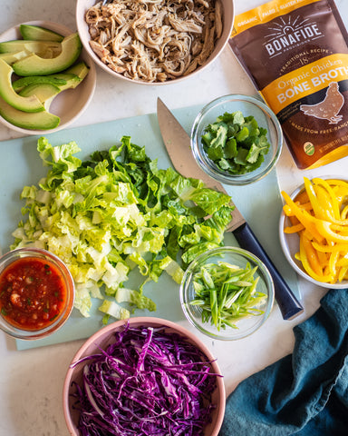 Burrito salad bowl ingredients