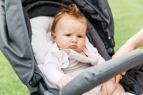 Organic Cotton Infant Insert on Era in Dawn Grey