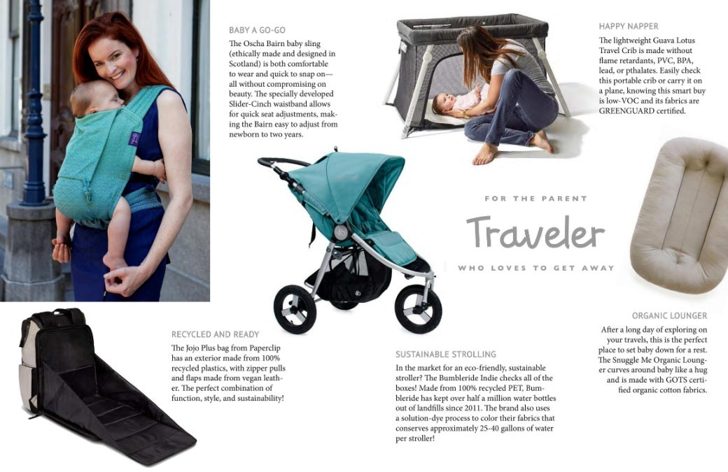 Green Child Magazine Eco Baby Gear Guide - Bumbleride Indie