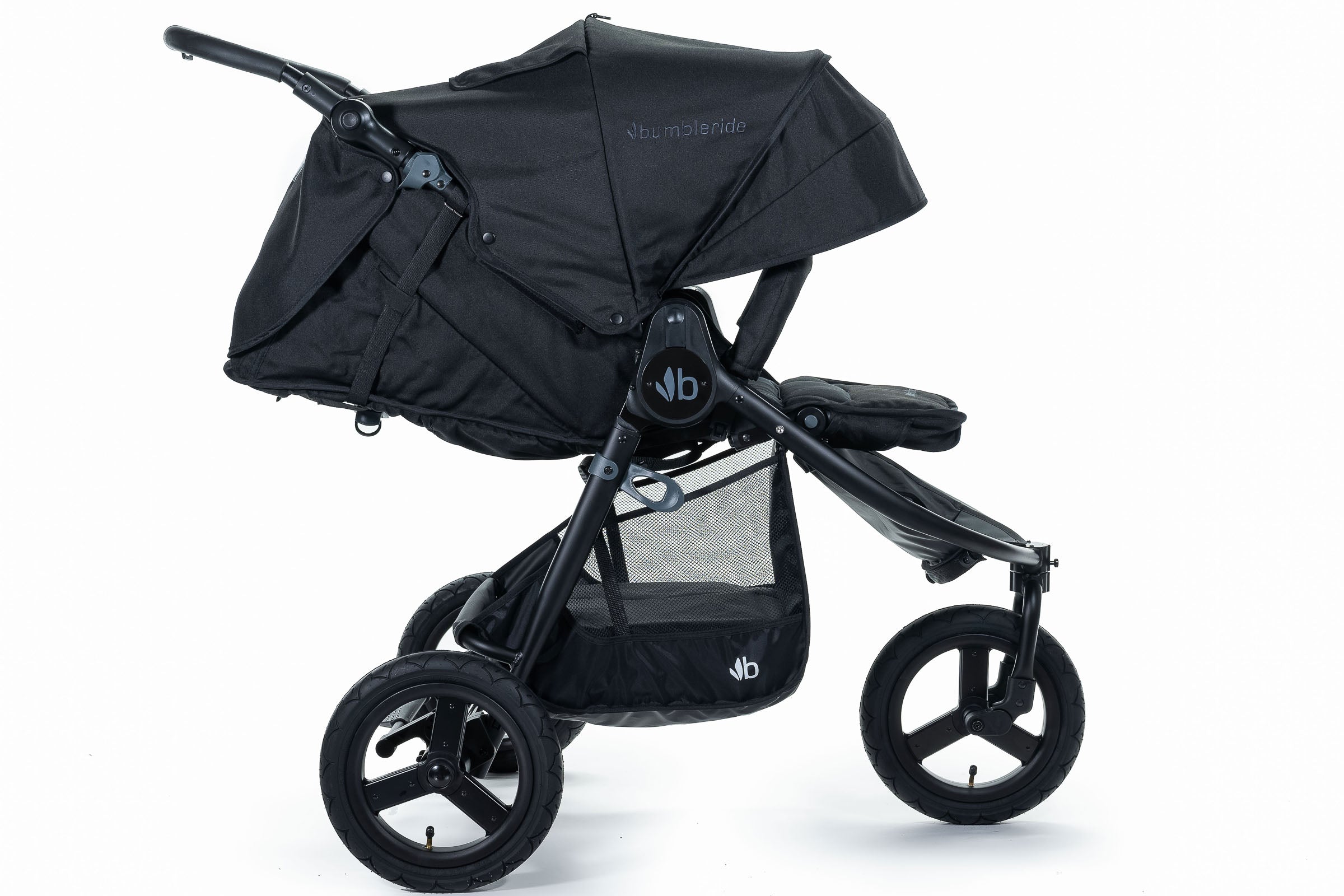 Picture of canopy pop out extension on 2022 Bumbleride Indie. New Collection.