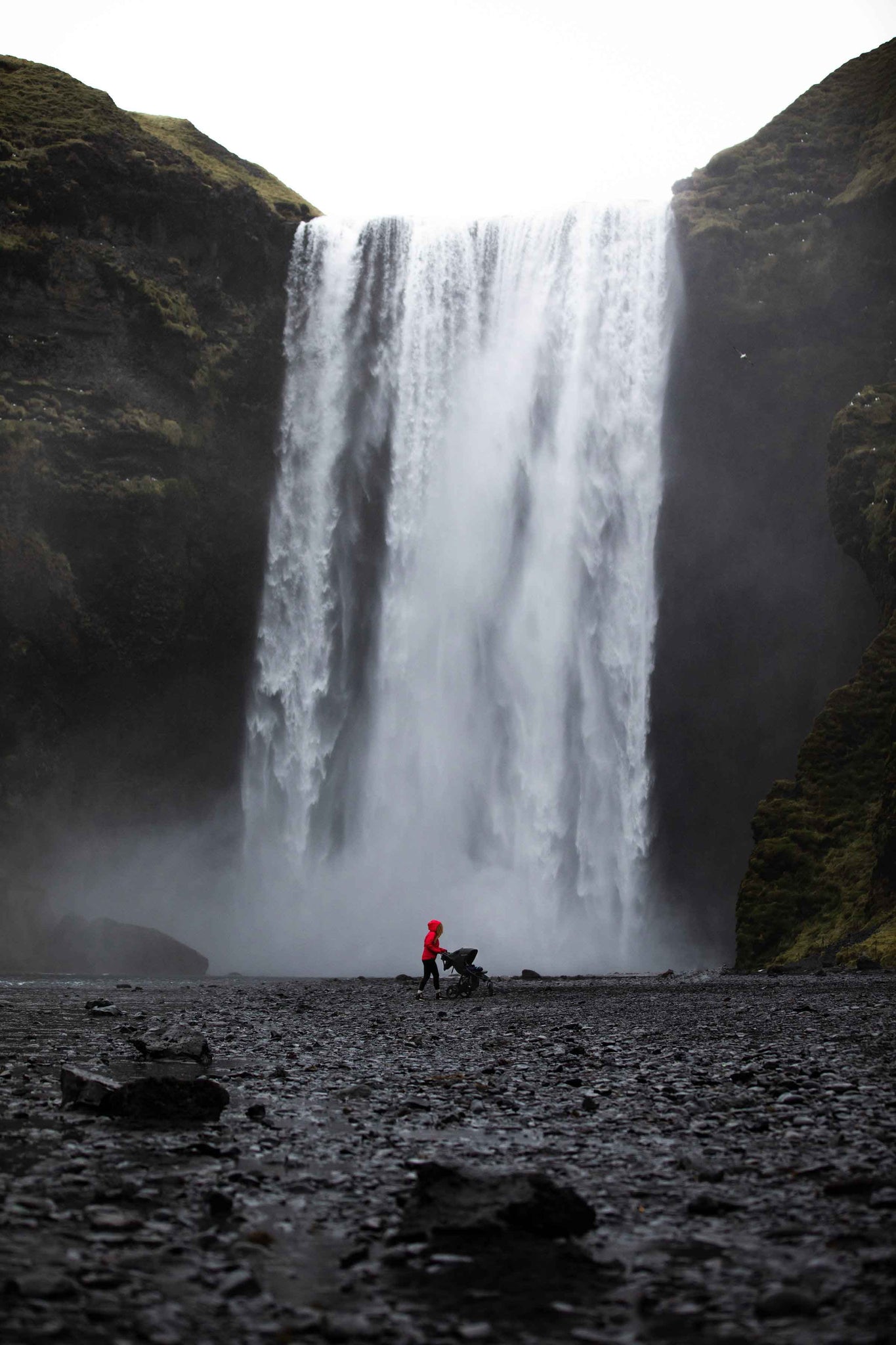 Iceland Waterfall with Bumbleride