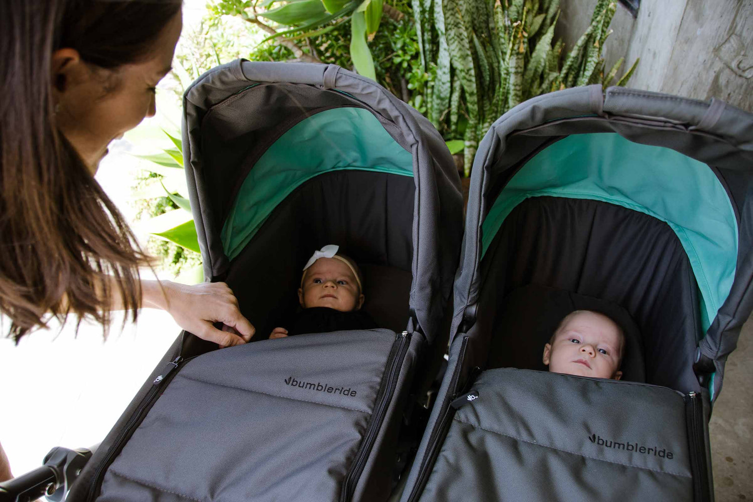 bumbleride twin pram