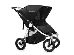 2017 Bumbleride Indie Twin Double Stroller - Silver Black