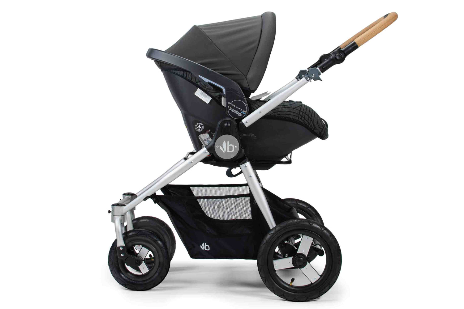 graco double stroller with infant car seat attached