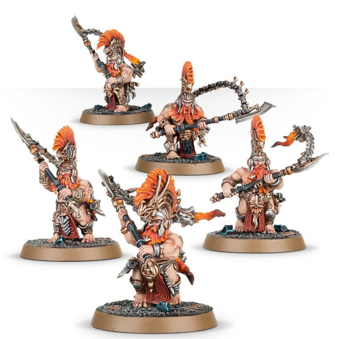 Fyreslayers Hearthguard; Warhammer Age of Sigmar