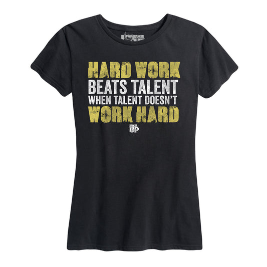 Hard Work Beats Talent Baseball shirt' Men's T-Shirt