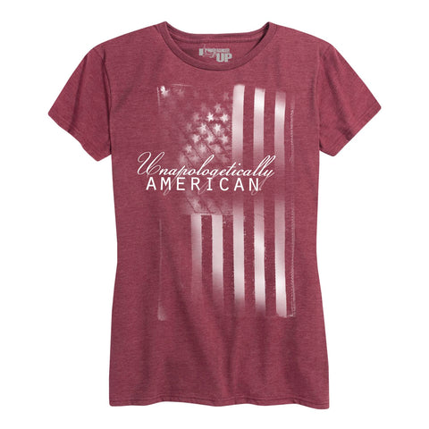 Unapologetically American FLAG Tee Womens