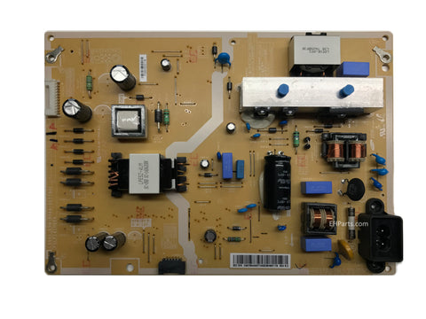 Overhead view of a replacement power supply TV board