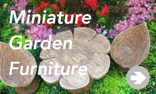 miniature garden furniture