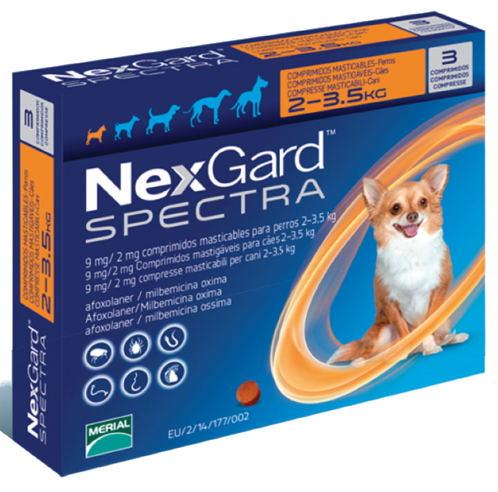 Nexgard Spectra Antipulgas Y Garrapatas Para Perro 3 Tabletas – Mister