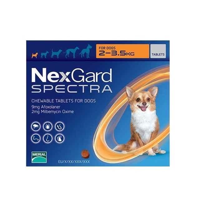 Nexgard Spectra Antipulgas y Garrapatas para Perro 1 Tableta – Mister