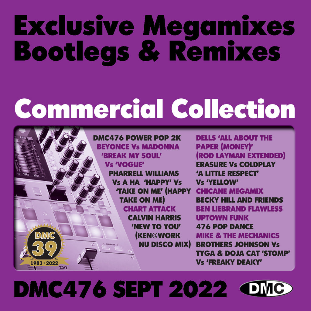 DMC COMMERCIAL COLLECTION 476 (2CD) September 2022 release DMC