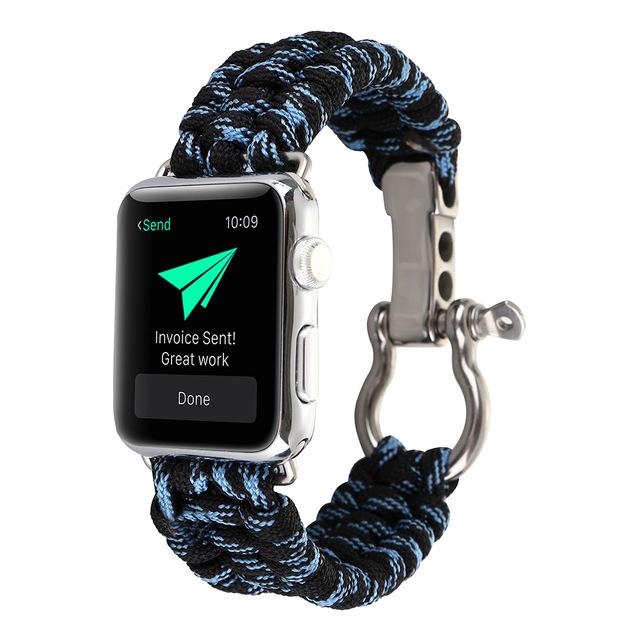 watch with paracord wristband