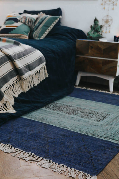 ISHKA Block printed rugs 