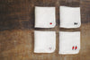 Linen quadruple gauze handkerchief - wink