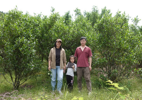 Cindy, her daughter and husband