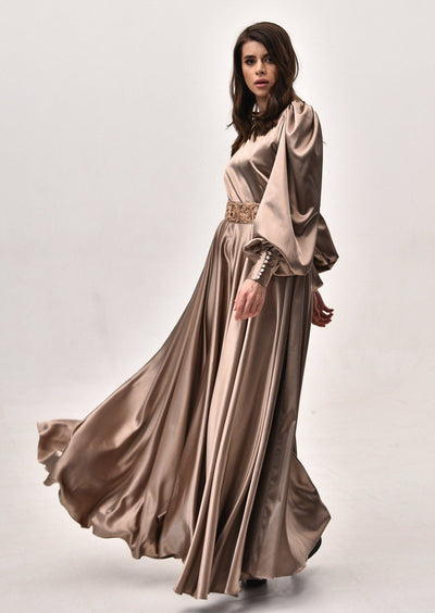 Farah Modest Maxi Dress
