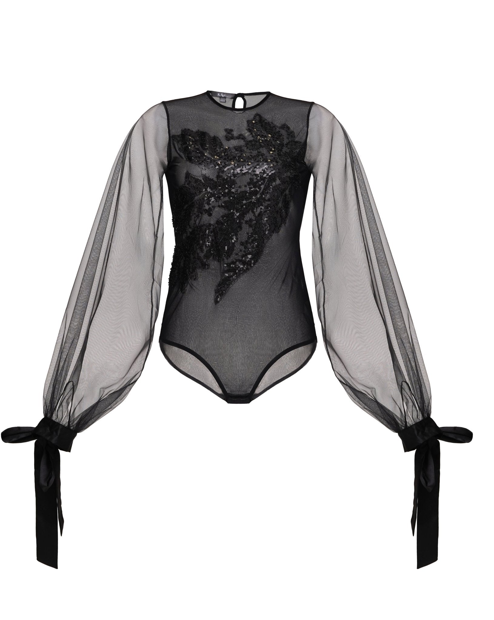 Sexy Bodysuit, Bodysuit Long Sleeve, Mesh Bodysuit, Sheer Bodysuit – KÂfemme