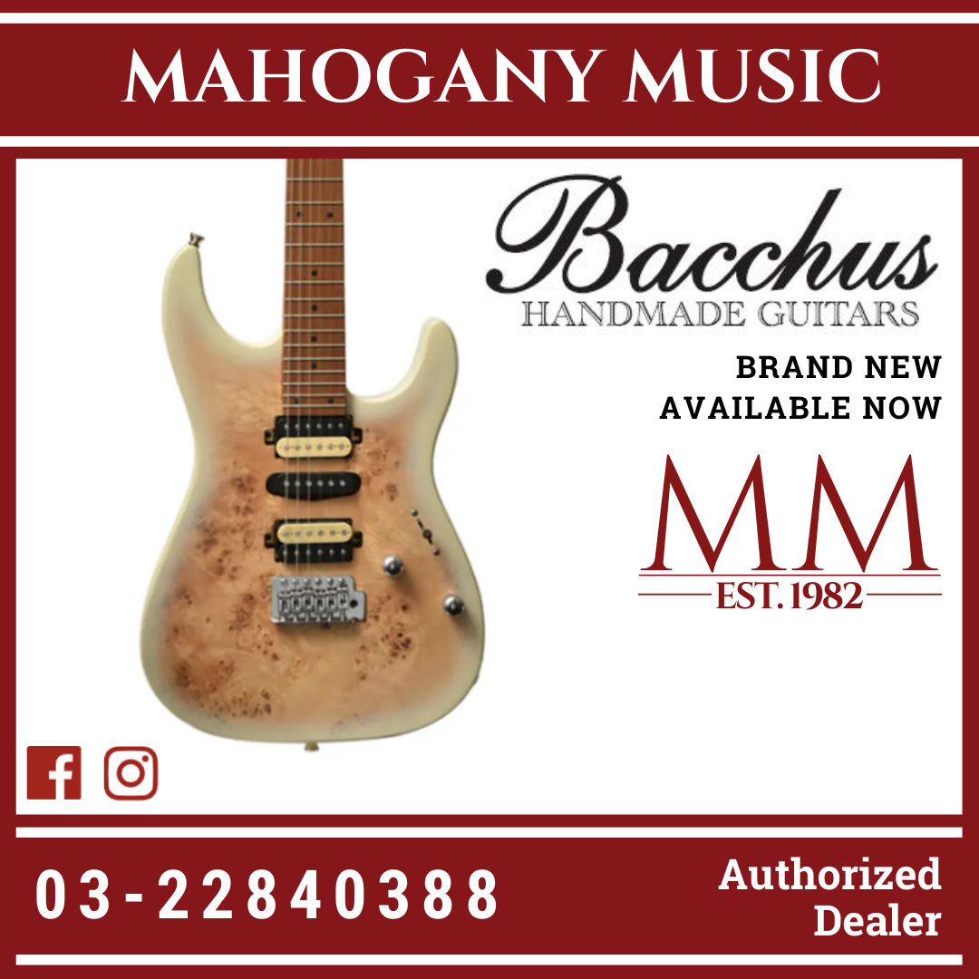 BACCHUS IMPERIAL24-BP-RSM/M BK-B エレキギター - 楽器、器材