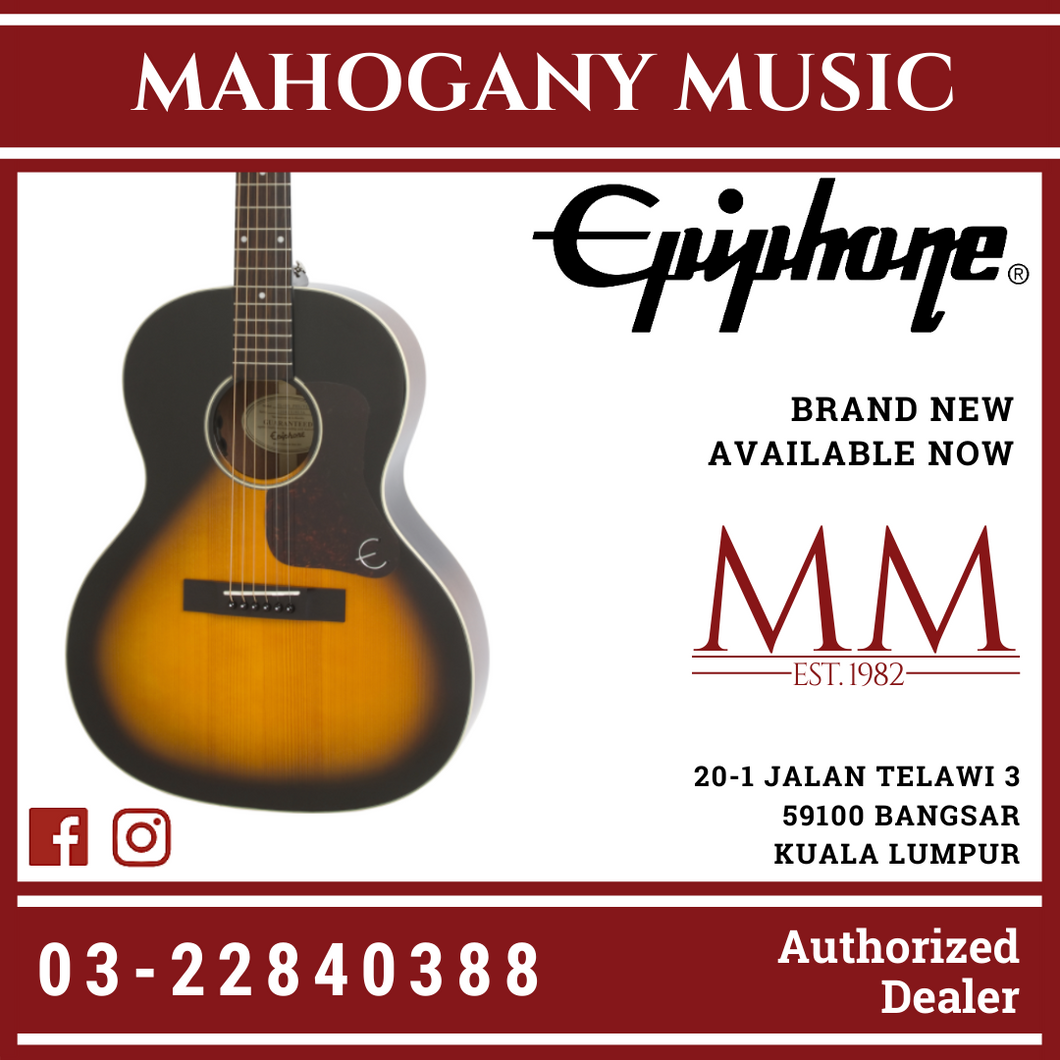 Epiphone El 00 Pro Acoustic Electric Guitar Indian Laurel Fb Vintag Mahogany Music