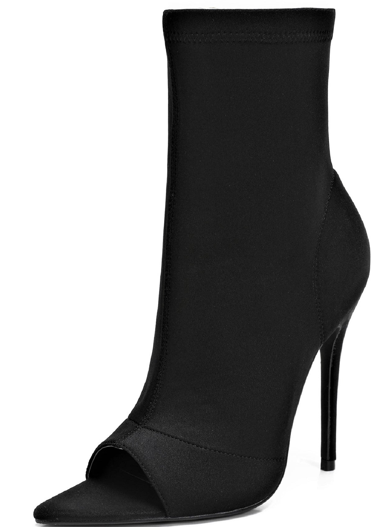 pull on stretch ankle boots