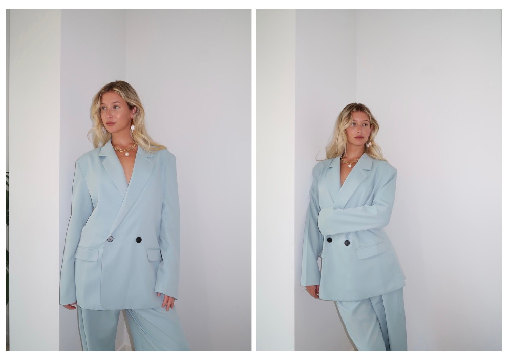 dearna eaton blanca oversized suit